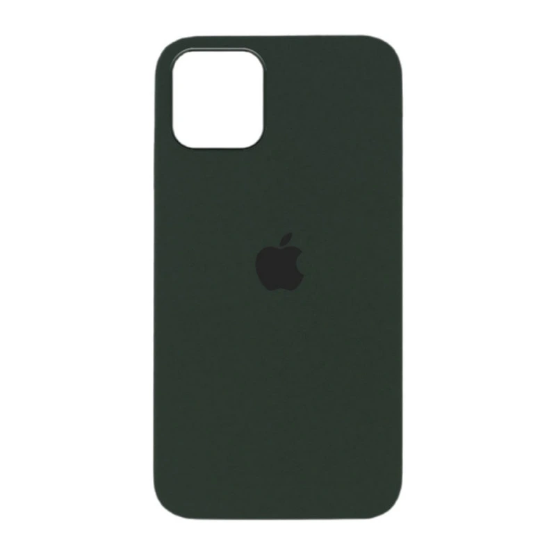 Чохол накладка Silicone Case Full для iPhone 12 Mini- dark green