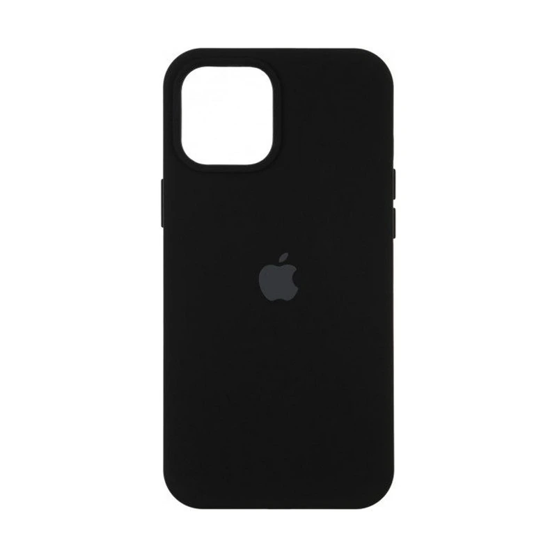Чохол накладка Silicone Case Full для iPhone 12 Pro Max- black