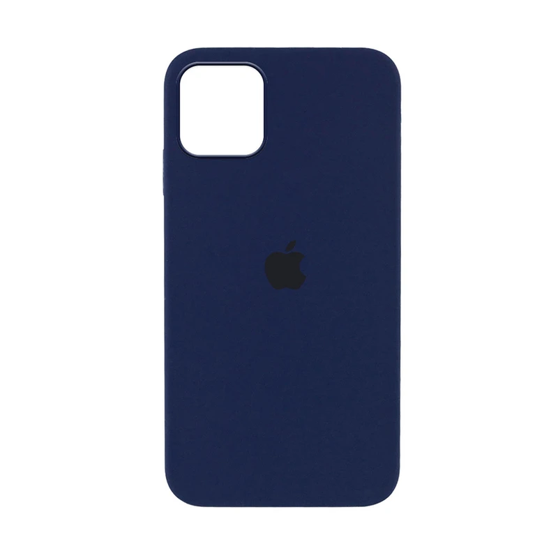 Чохол накладка Silicone Case Full для iPhone 12 Pro Max- dark blue