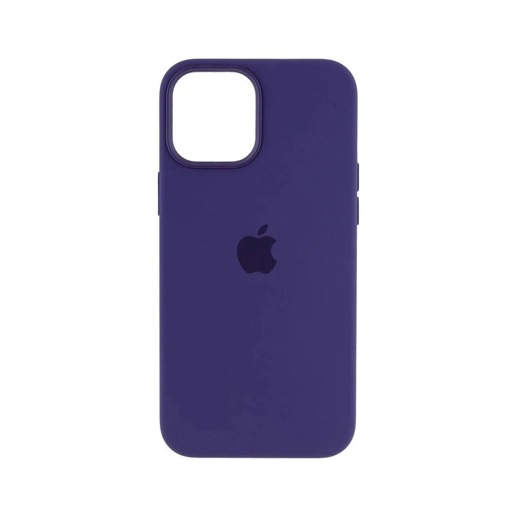 Чохол накладка Silicone Case Full для iPhone 12 Pro Max- dark purple