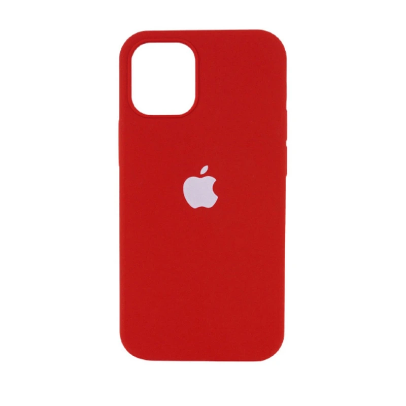 Чохол накладка Silicone Case Full для iPhone 12 Pro Max- red