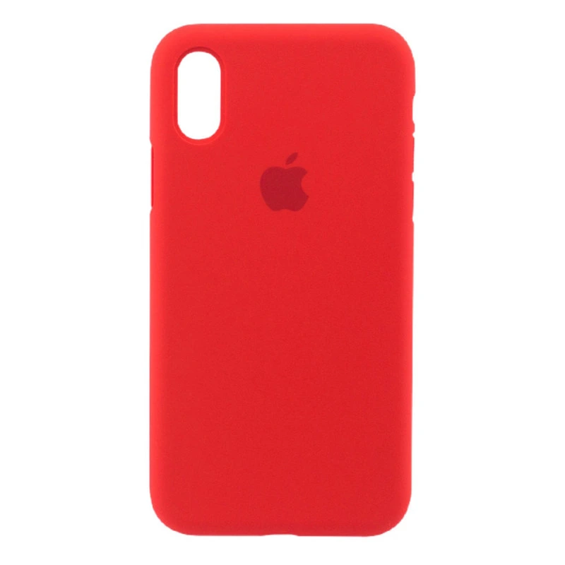 Чохол накладка Silicone Case Full для iPhone XR- red