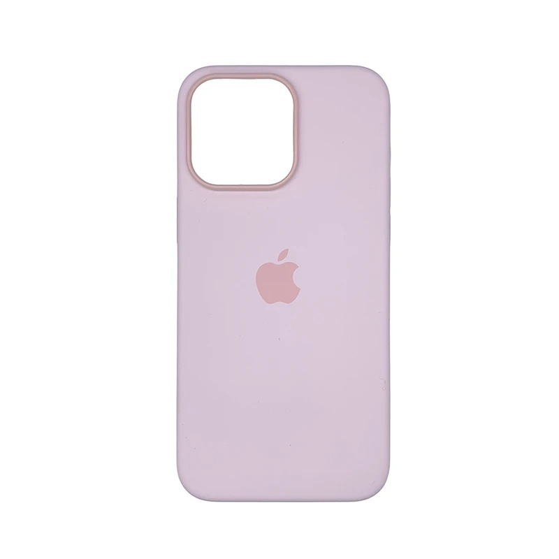 Чохол накладка Silicone Case Full with Magsafe для Apple iPhone 15 Pro- Light Pink