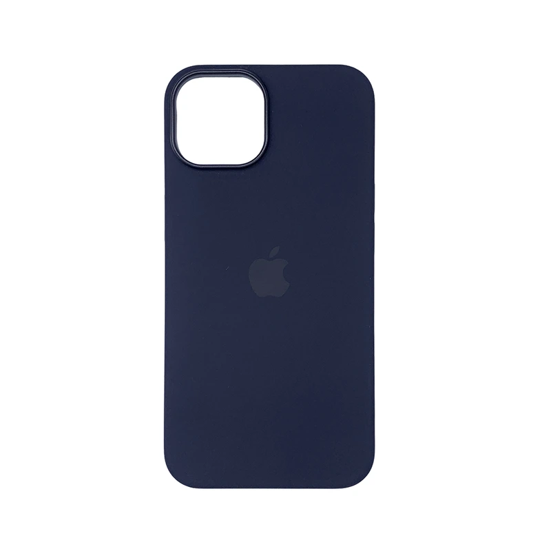 Чохол накладка Silicone Case Full with Magsafe для Apple iPhone 14- Storm Blue