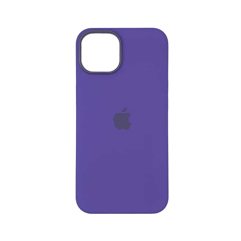 Чохол накладка Silicone Case Full with Magsafe для Apple iPhone 14 Pro- Iris