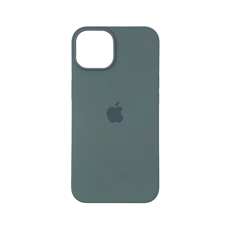 Чохол накладка Silicone Case Full with Magsafe для Apple iPhone 14- Olive