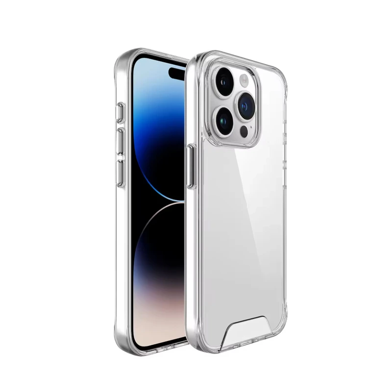 Чохол накладка Space Collection для iPhone 14 Pro Max- прозорий