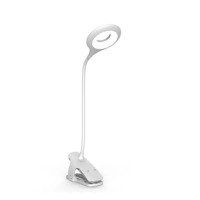 Настільна лампа з акумулятором SB-830E LED Flexible Clip (700mAh/5V/5W)- білий