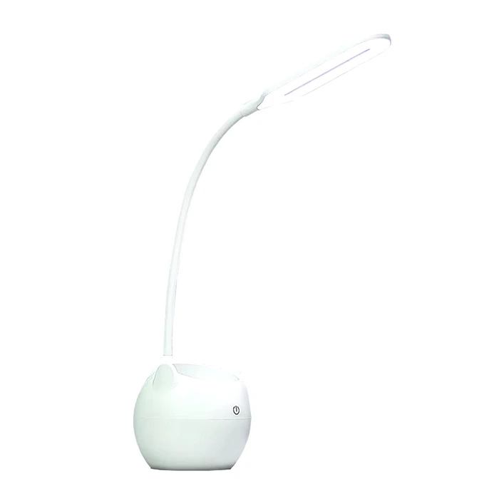 Настільна лампа з акумулятором та органайзером KLT SD-836 LED Flexible (700mAh/5V/2.5W)- білий