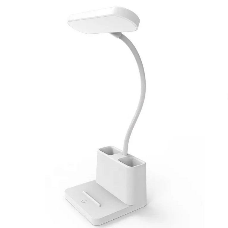 Настільна лампа з акумулятором та органайзером SB-825 LED Flexible (700mAh/5V/3W)- білий