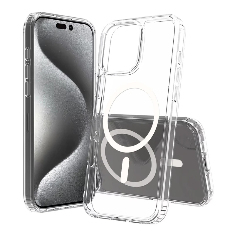 Чохол Cosmic Acrylic MagSafe HQ for Apple iPhone 16 Transparent — Nobrand
