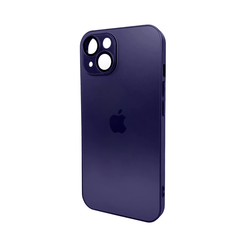 Чохол для смартфона AG Glass Matt Frame Color Logo for Apple iPhone 14 Deep Purple