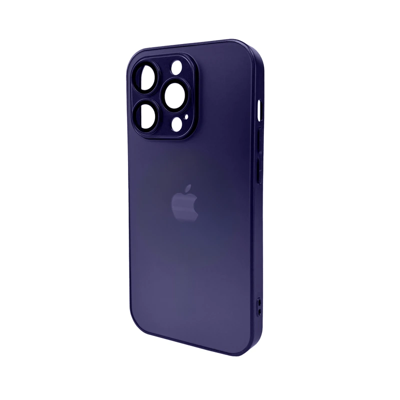 Чохол для смартфона AG Glass Matt Frame Color Logo for Apple iPhone 15 Pro Deep Purple — Nobrand