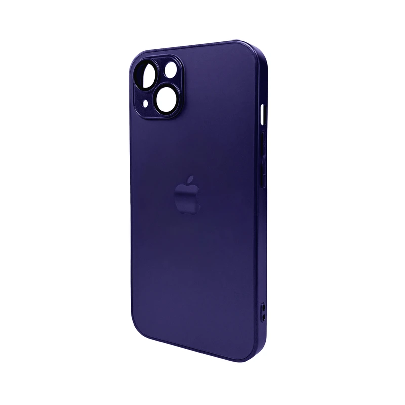 Чохол для смартфона AG Glass Matt Frame Color Logo for Apple iPhone 13 Deep Purple — Nobrand