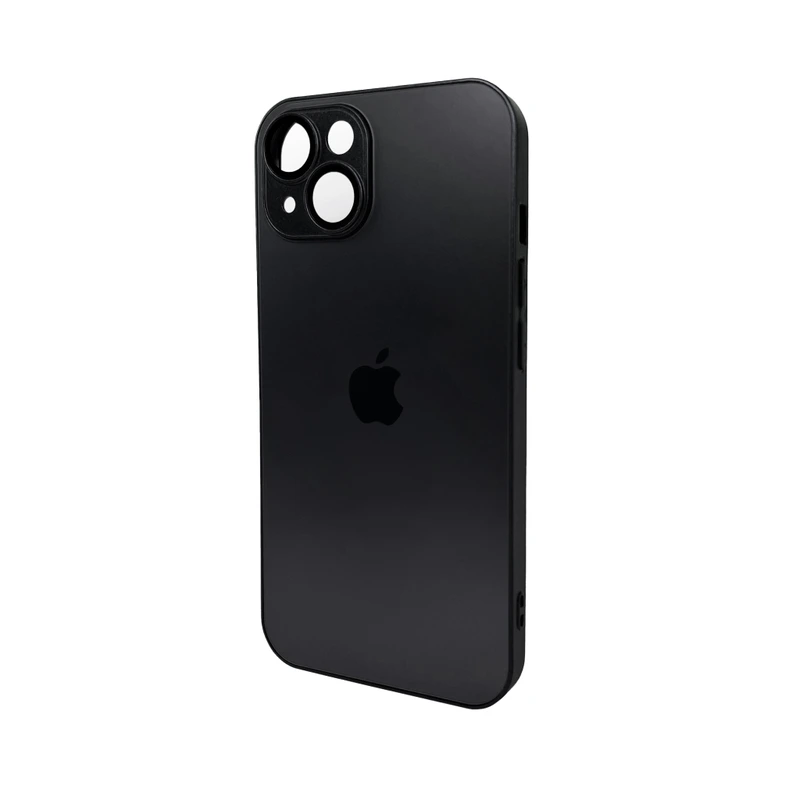 Чохол для смартфона AG Glass Matt Frame Color Logo for Apple iPhone 15 Graphite Black — Nobrand