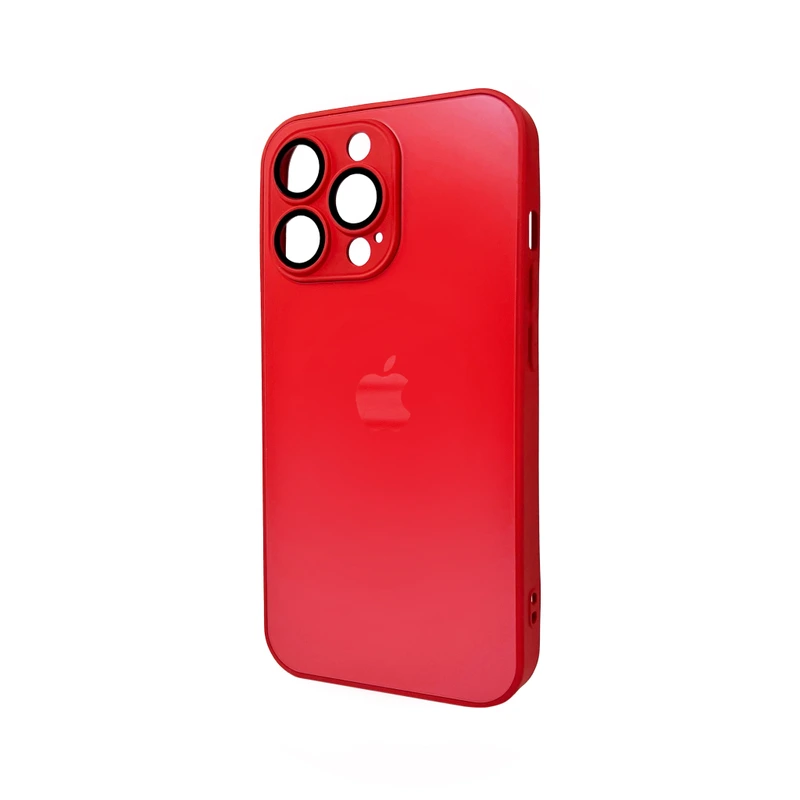 Чохол для смартфона AG Glass Matt Frame Color Logo for Apple iPhone 12 Pro Coke Red — Nobrand