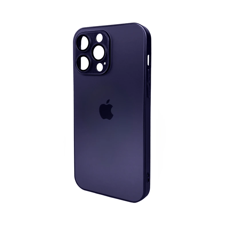 Чохол для смартфона AG Glass Matt Frame Color Logo for Apple iPhone 15 Pro Max Deep Purple — Nobrand