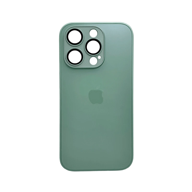 Чохол для смартфона AG Glass Matt Frame Color Logo for Apple iPhone 15 Pro Light Green
