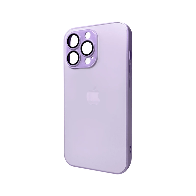 Чохол для смартфона AG Glass Matt Frame Color Logo for Apple iPhone 11 Pro Max Light Purple