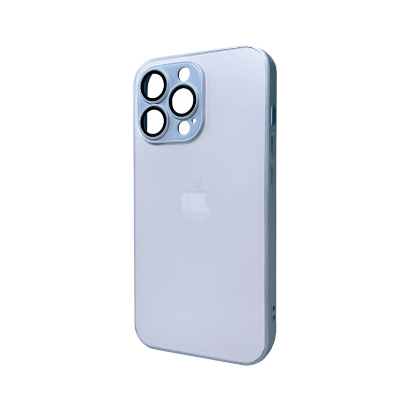 Чохол для смартфона AG Glass Matt Frame Color Logo for Apple iPhone 12 Pro Max Sierra Blue — Nobrand
