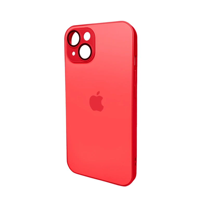 Чохол для смартфона AG Glass Matt Frame Color Logo for Apple iPhone 15 Coke Red — Nobrand