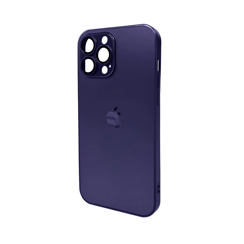 Чохол для смартфона AG Glass Matt Frame Color Logo for Apple iPhone 13 Pro Max Deep Purple — Nobrand