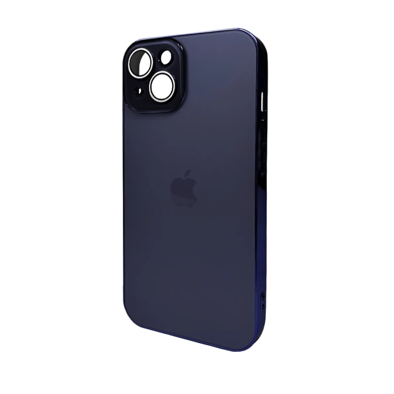 Чохол для смартфона AG Glass Sapphire Frame MagSafe Logo for Apple iPhone 15 Deep Purple — Nobrand