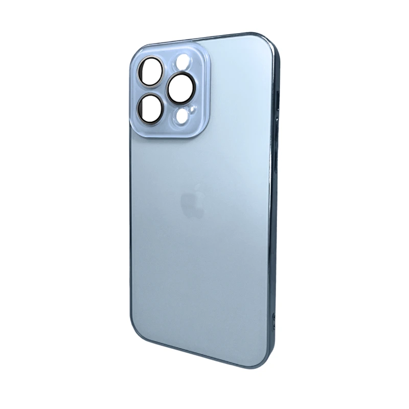Чохол для смартфона AG Glass Sapphire Frame MagSafe Logo for Apple iPhone 14 Pro Sierra Blue — Nobrand