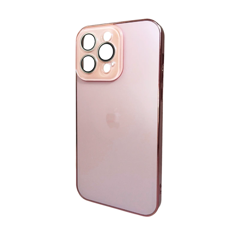 Чохол для смартфона AG Glass Sapphire Frame MagSafe Logo for Apple iPhone 15 Pro Pink