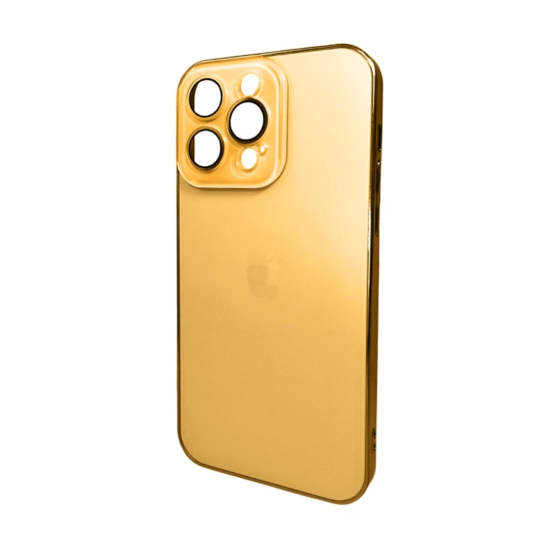 Чохол для смартфона AG Glass Sapphire Frame MagSafe Logo for Apple iPhone 12 Pro Gold — Nobrand
