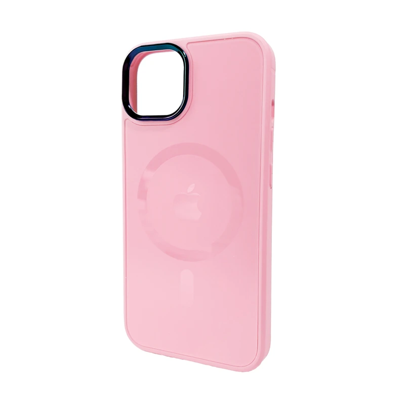 Чохол для смартфона AG Glass Sapphire MagSafe Logo for Apple iPhone 12/12 Pro Pink — Nobrand