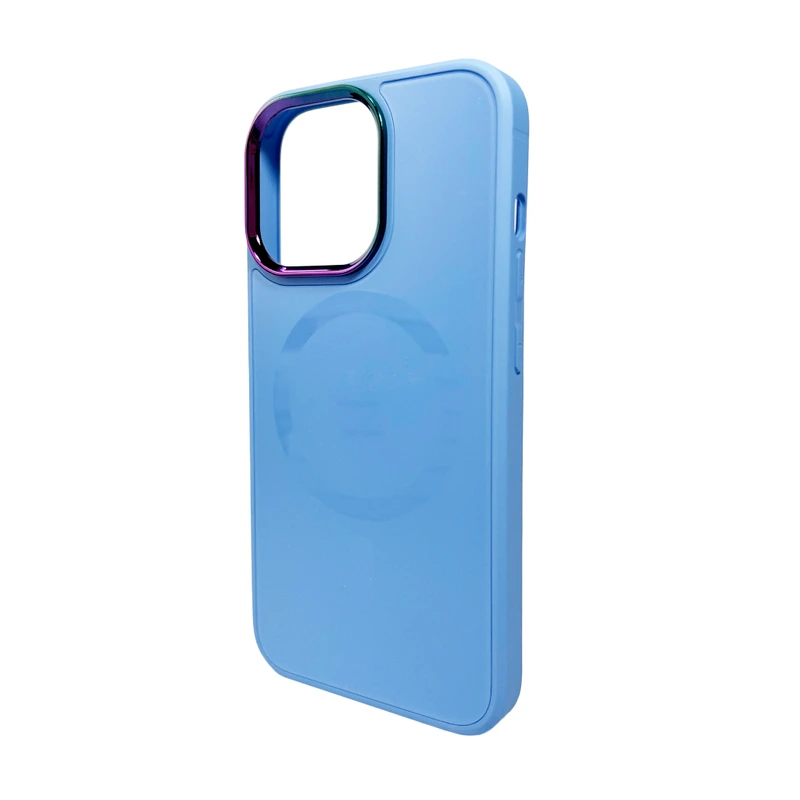 Чохол для смартфона AG Glass Sapphire MagSafe Logo for Apple iPhone 15 Sierra Blue — Nobrand