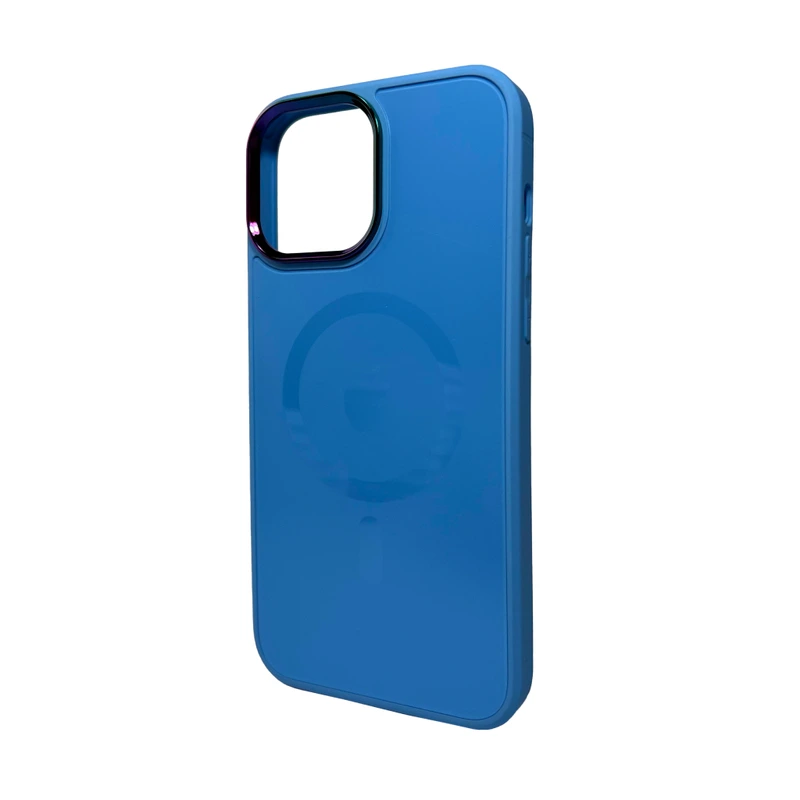 Чохол для смартфона AG Glass Sapphire MagSafe Logo for Apple iPhone 15 Pro Blue — Nobrand