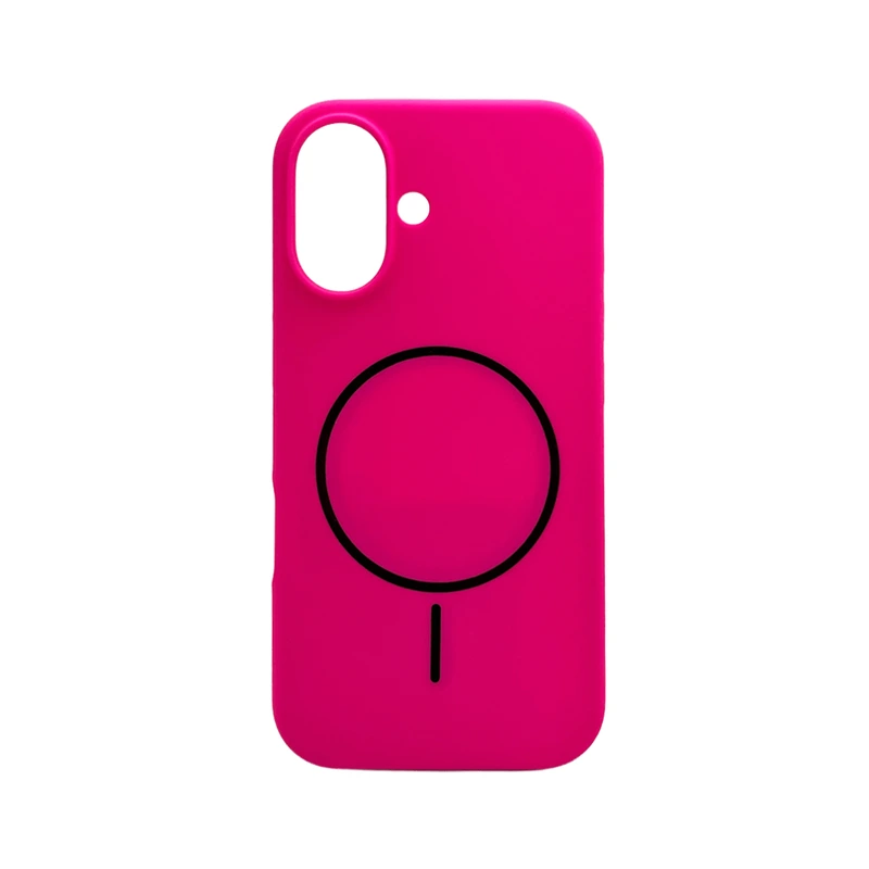 Чохол для смартфона Cosmic Silicone Case Magnetic for Apple iPhone 16 52,Shiny Pink — Nobrand