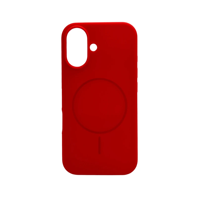 Чохол для смартфона Cosmic Silicone Case Magnetic for Apple iPhone 17 14,Red — Nobrand
