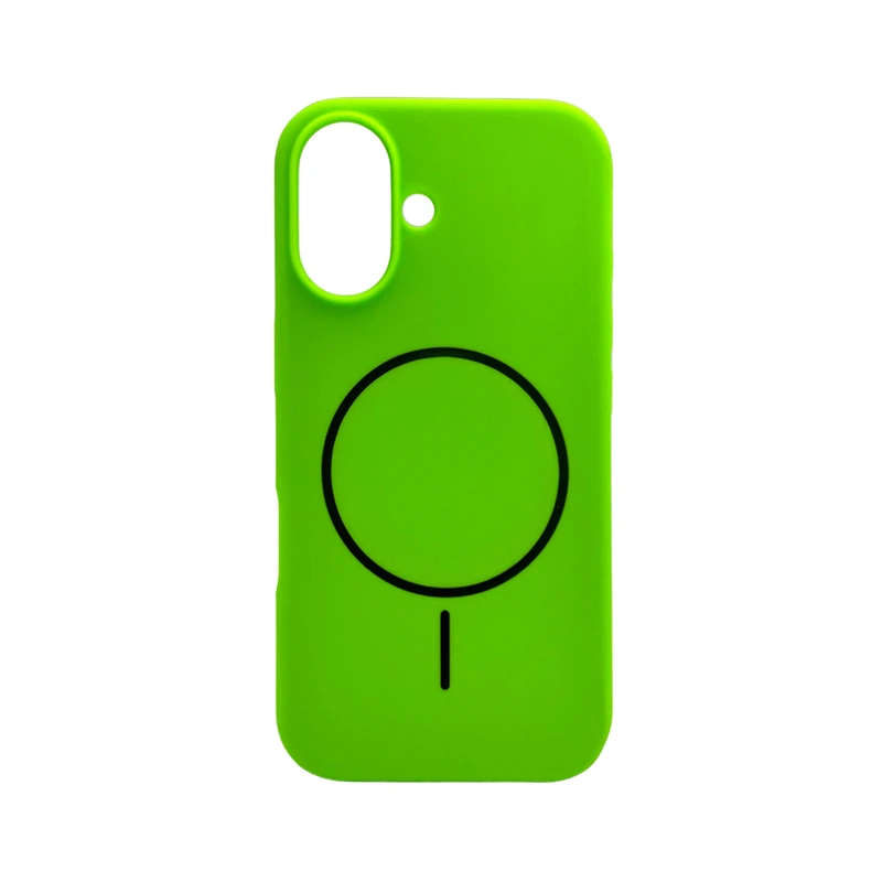 Чохол для смартфона Cosmic Silicone Case Magnetic for Apple iPhone 16 53,Shiny Green — Nobrand