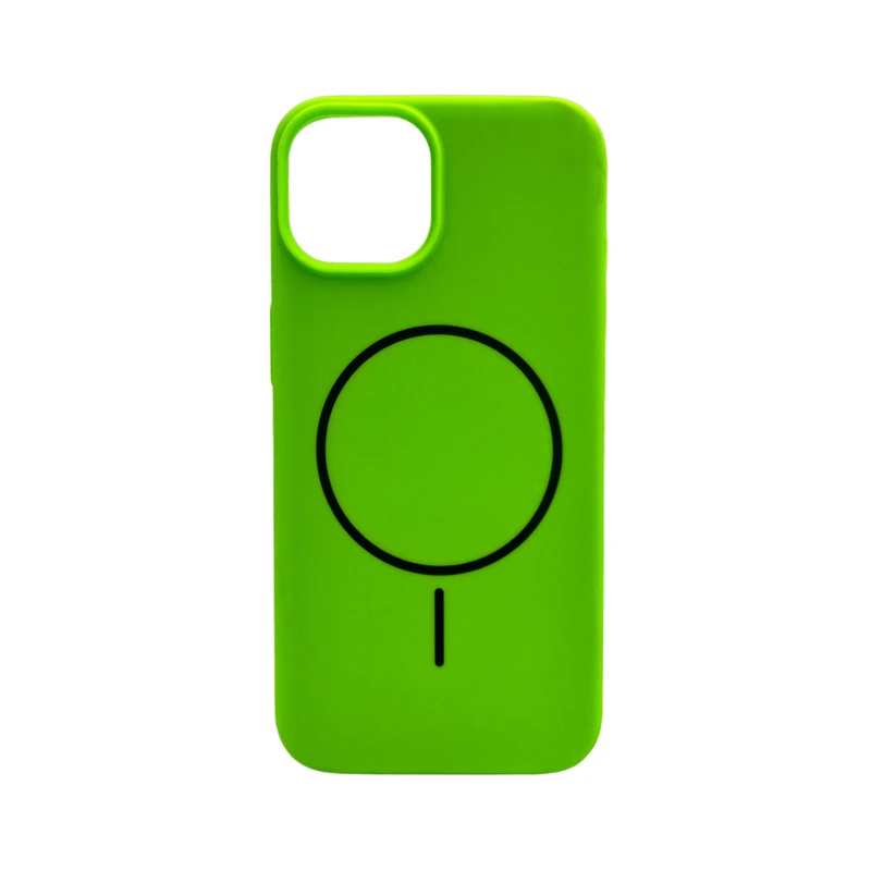 Чохол для смартфона Cosmic Silicone Case Magnetic for Apple iPhone 14 53,Shiny Green