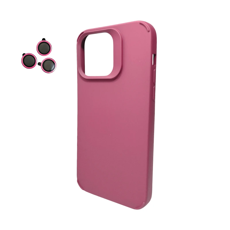 Чохол для смартфона Cosmic Silky Cam Protect for Apple iPhone 14 Deep Red — Nobrand
