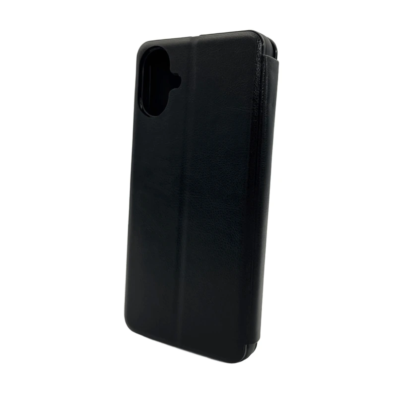 Чохол для смартфона Leather Premium for Samsung Galaxy A05 Black — Nobrand