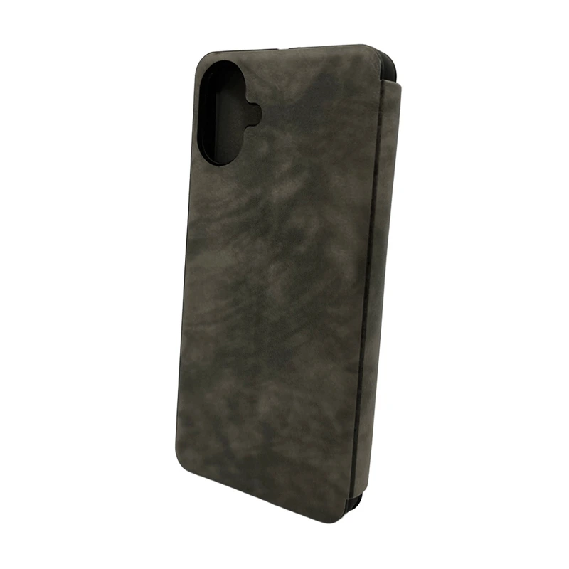 Чохол для смартфона Leather Premium for Samsung Galaxy A07 4G Grey