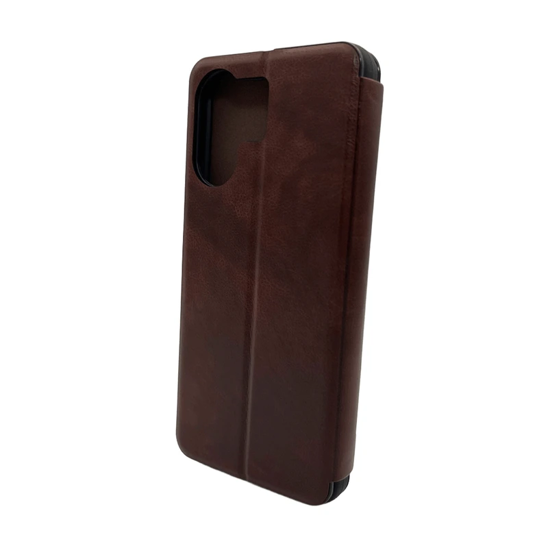 Чохол для смартфона Leather Premium for Xiaomi Redmi 13C / Poco C65 Red — Nobrand