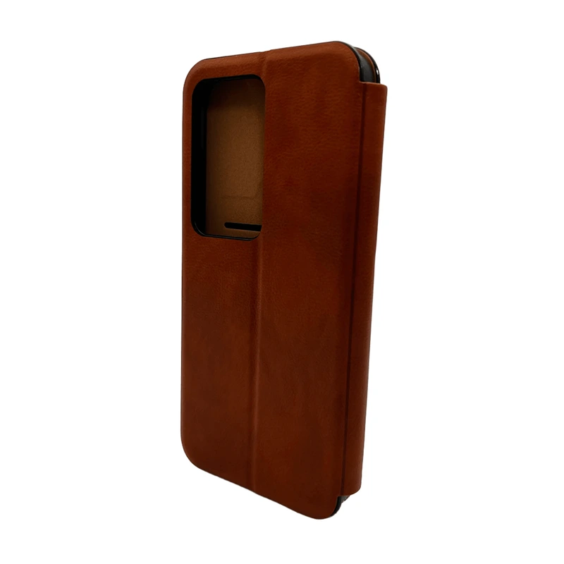 Чохол для смартфона Leather Premium for Xiaomi Redmi 15 (Europe version) Brown — Nobrand