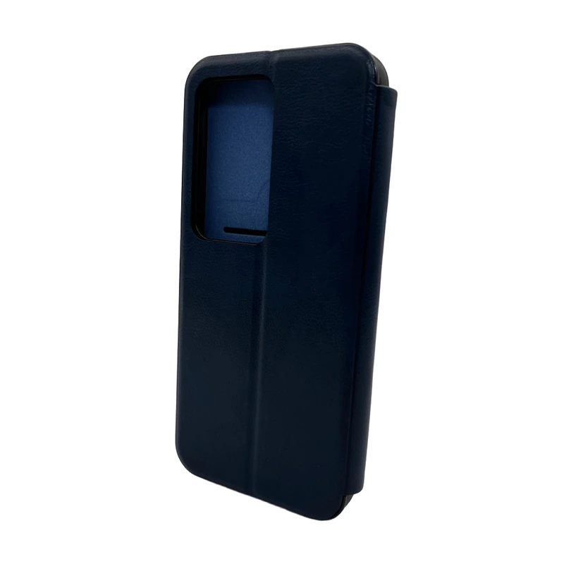 Чохол для смартфона Leather Premium for Xiaomi Redmi 15 (Europe version) Blue — Nobrand