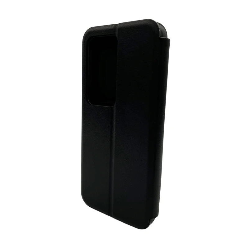 Чохол для смартфона Leather Premium for Xiaomi Redmi 15 (Europe version) Black — Nobrand