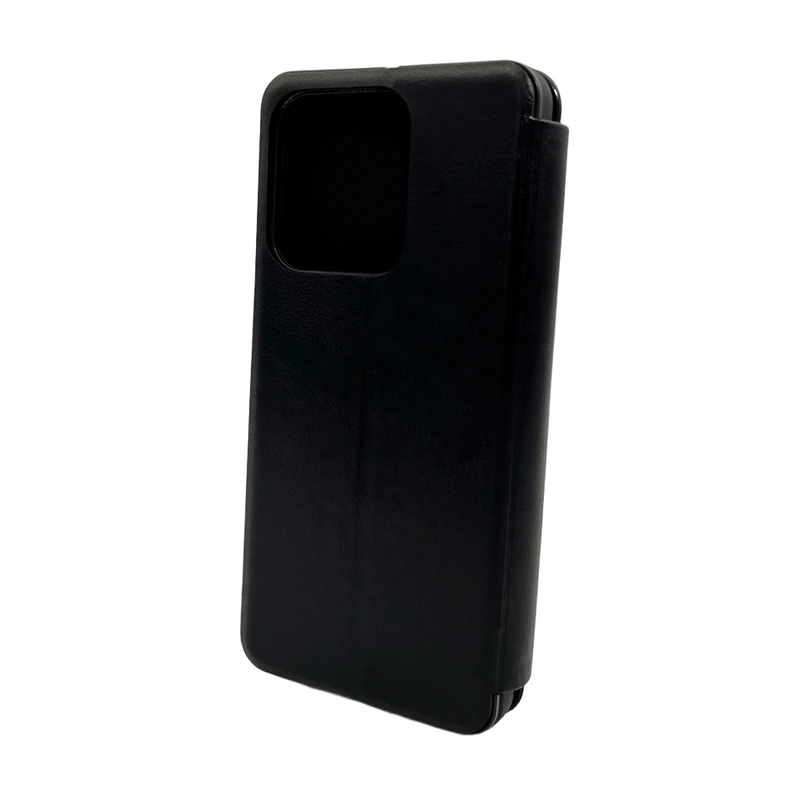 Чохол для смартфона Leather Premium for Xiaomi Redmi Note 13 4G Black — Nobrand