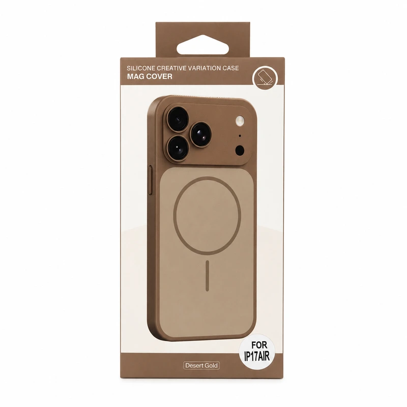 Чохол для смартфона Silicone Creative Variation Case MAG COVER Apple iPhone 17 Air 3,Gold of the desert — Nobrand