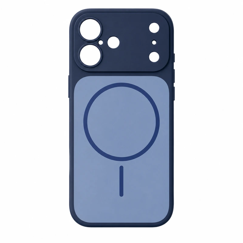 Чохол для смартфона Silicone Creative Variation Case MAG COVER Apple iPhone 17 2,Dark Blue — Nobrand