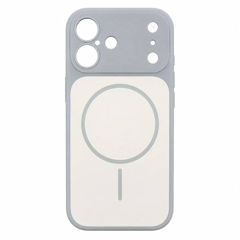 Чохол для смартфона Silicone Creative Variation Case MAG COVER Apple iPhone 16 5,Lavender Grey — Nobrand