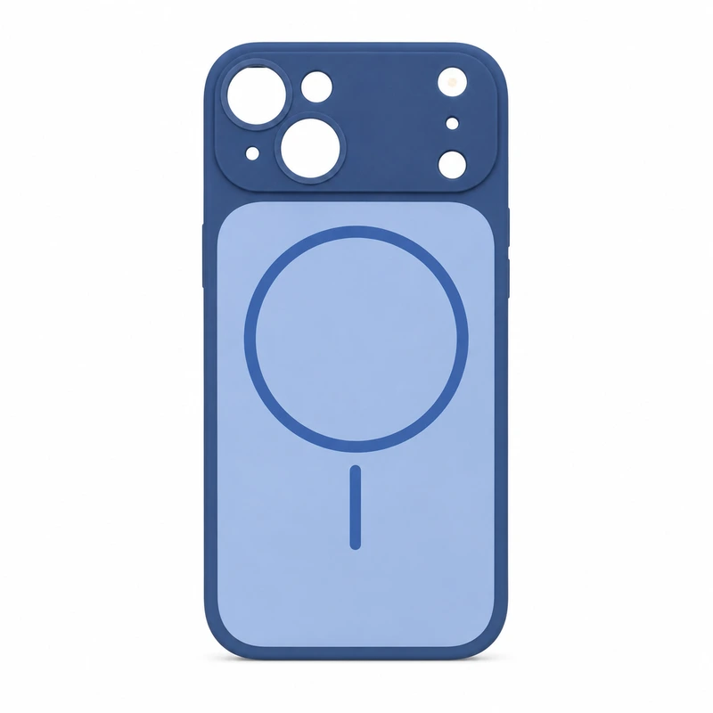 Чохол для смартфона Silicone Creative Variation Case MAG COVER Apple iPhone 13 2,Dark Blue — Nobrand