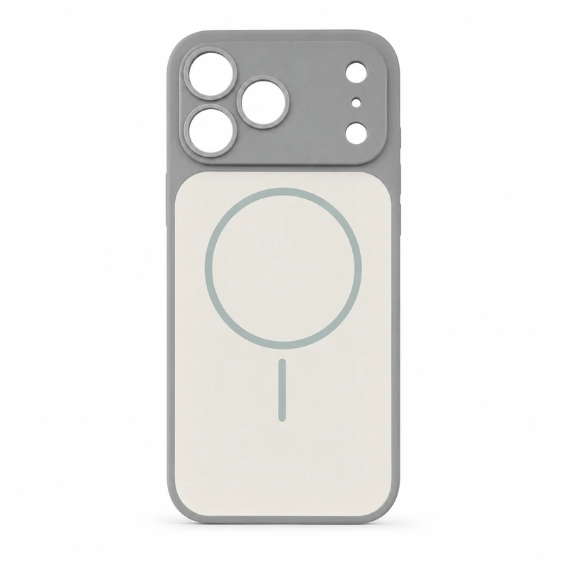Чохол для смартфона Silicone Creative Variation Case MAG COVER Apple iPhone 17 Pro Max 5,Lavender Grey — Nobrand